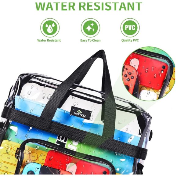 Transparent Waterproof PVC Tote Bag - Picture 2 of 4